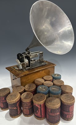 Lot 35 - A Britannia 'Type B' phonograph with a...