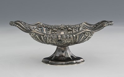 Lot 279 - A late Victorian silver pedestal dish, by 'GCW'...