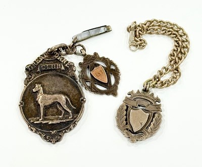 Lot 439 - A heavy 19th century 'Great Dane Club' silver...