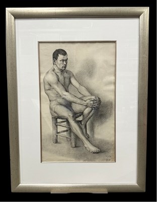 Lot 520 - Carmillo, (19th century) a nude male life...