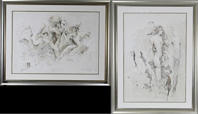 Lot 553 - Jurgen Gorg (German, 1951), 'Eva' and...