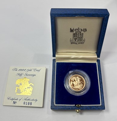 Lot 449 - An Elizabeth II gold half sovereign, 1991,...