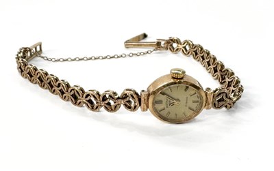 Lot 243 - Rotary, a 9ct gold wristwatch, hallmarks for...