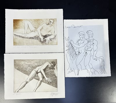 Lot 485 - A collection of 20th century nude male...