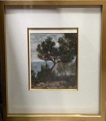 Lot 509 - A 20th century painting of a coastal scene...