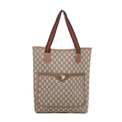 Lot 332 - Gucci, a GG Plus supreme tote, crafted from...