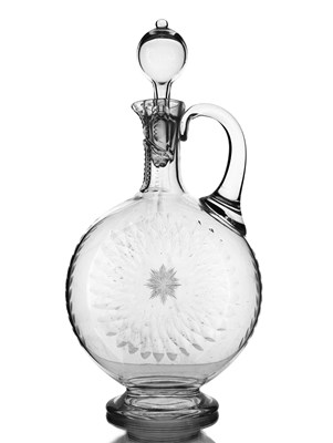 Lot 139 - An Arts and Crafts glass claret jug, circa...