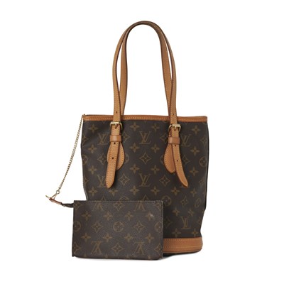 Lot 357 - Louis Vuitton, a monogram Maris bucket bag w/pouch.