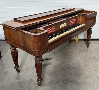 Lot 630 - A late 18th early 19th century mahogany square...