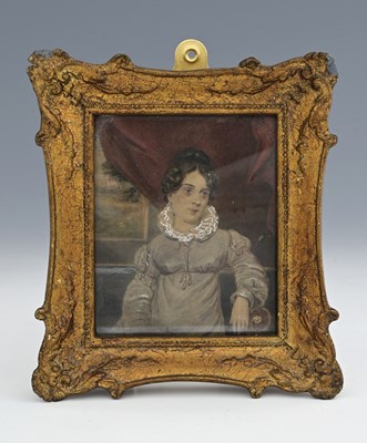 Lot 494 - A George IV portrait miniature
