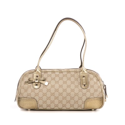Lot 339 - Gucci, a Princy Boston bag, featuring a beige...