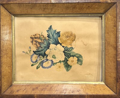 Lot 491 - British School, a 19th century floral...