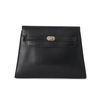 Lot 335 - Hermes, a rare vintage 1989 Kelly Crutch clutch bag.