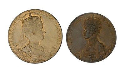 Lot 550 - Edward VII, a bronze Coronation Medal, 1902;...