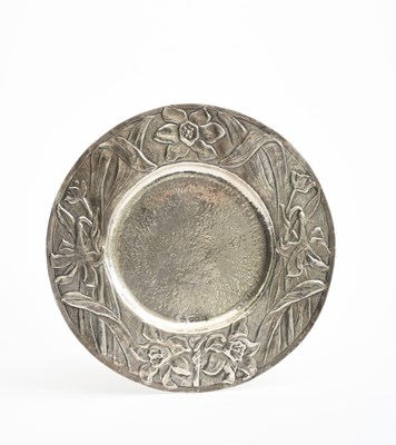 Lot 518 - A Connell & Co silver plate, cast in low...