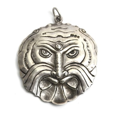 Lot 32 - A silver pendant by Edmund Kaszewski, cast in...