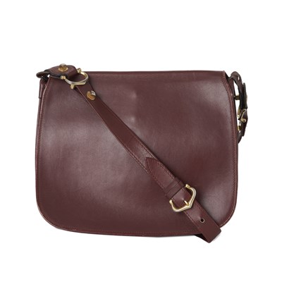 Lot 251 - Cartier, a vintage Bordeaux Must de Cartier crossbody bag.