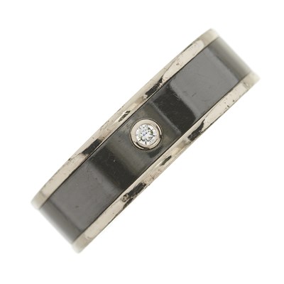 Lot 145 - Harry Winston, a Zalium brilliant-cut diamond band ring