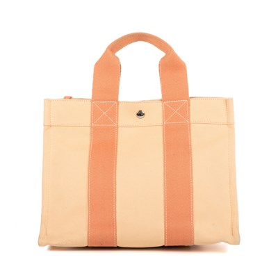 Lot 358 - Hermes, a Fourre Tout canvas handbag with...