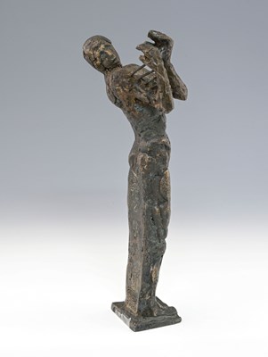 Lot 87 - Heinrich Brockmeier (German, b.1938), Harpist,...