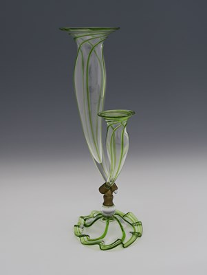 Lot 153 - Stuart and Sons, an Arts and Crafts glass...