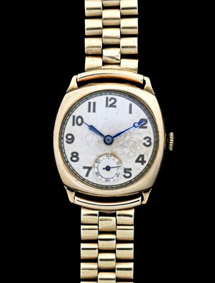 Lot 479 - A 1930s 9ct gold wrist watch
