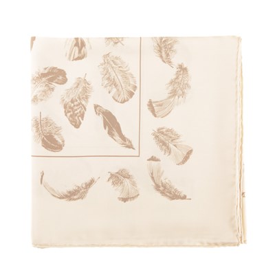 Lot 362 - Hermes, a Plumes silk scarf, designed by Henri...