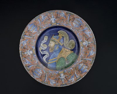 Lot 614 - Giovanni Freppa for Ginori, a large maiolica...