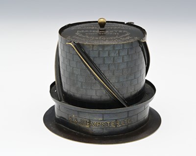 Lot 526 - A novelty tinplate advertising tobacco jar,...
