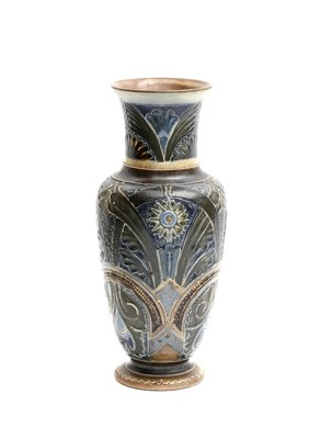 Lot 36a - An early Martin Brothers stoneware vase by...