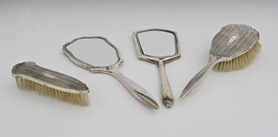 Lot 175 - An Elizabeth II silver-mounted Art Deco style...