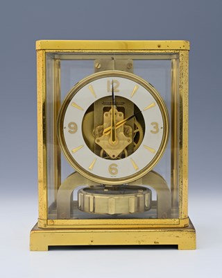 Lot 556 - Jaeger-Le-Coultre, an Atmos bracket clock,...