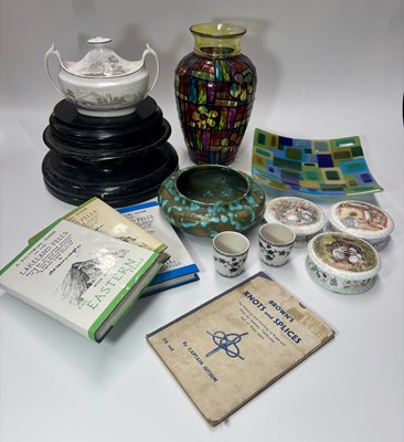 Lot 12 - A miscellaneous collection of ceramics, books...