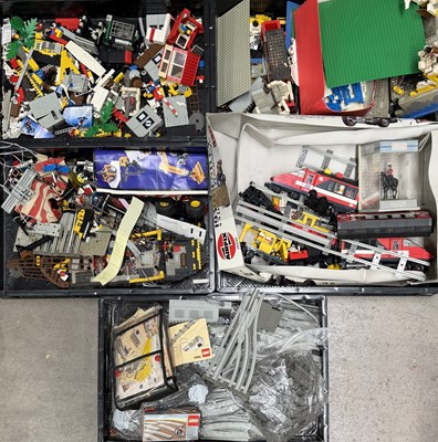 Lot 63 - An extensive collection of Lego to include: a...