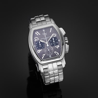 Lot 221 - Vacheron Constantin, a stainless steel Royal Eagle Chronograph bracelet watch