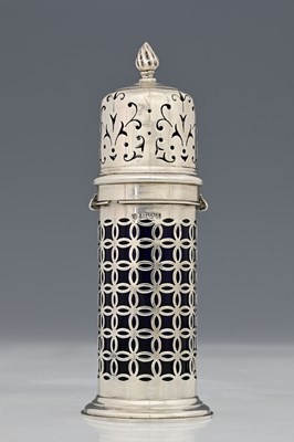 Lot 185 - An Edwardian silver caster, by Haseler...