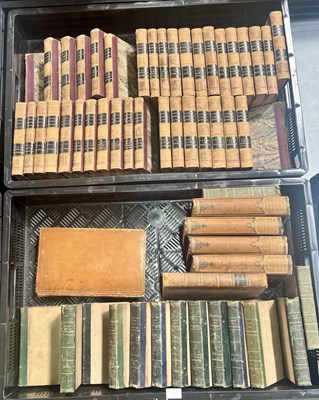 Lot 56 - A collection of early 19th century leather...