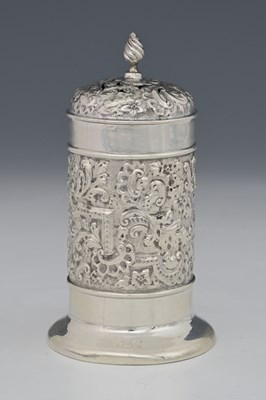 Lot 282 - A Victorian silver caster, by Nathan & Hayes...