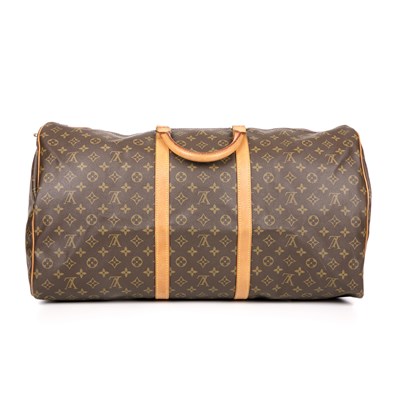 Lot 392 - Louis Vuitton, a monogram Keepall 60 luggage...