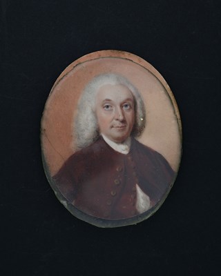 Lot 507 - British School, circa 1750, an oval portrait...