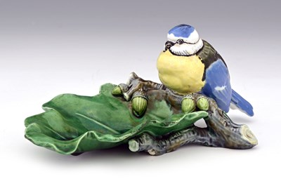 Lot 241 - Minton, a Majolica figural dish, 1870,...