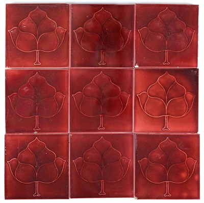 Lot 249 - C F A Voysey for Pilkington, a set of nine...