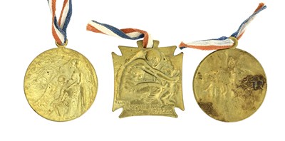 Lot 548 - Rene Lalique (French, 1860-1945), three WWI...
