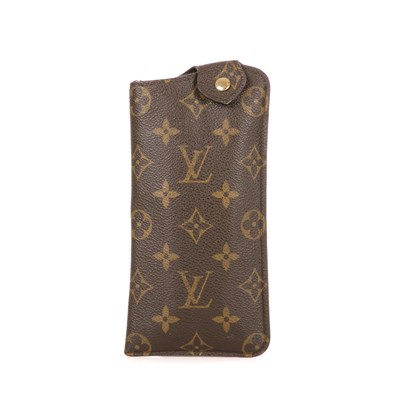 Lot 399 - Louis Vuitton, a monogram glasses case,...