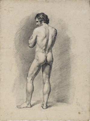 Lot 284 - French School, early 19th Century, a standing...