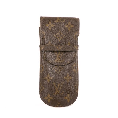 Lot 400 - Louis Vuitton, a monogram glasses case,...