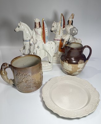 Lot 79 - A late 18th early 19th century salt-glazed...
