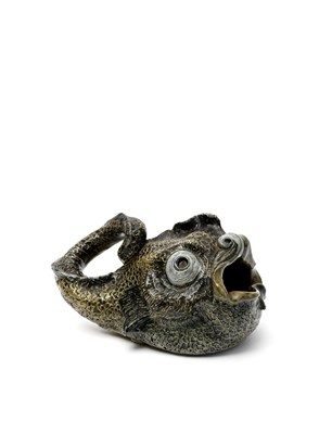 Lot 38 - A Martin Brothers stoneware grotesque spoon...