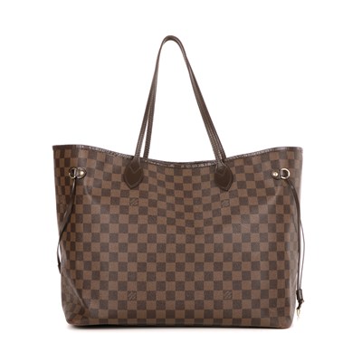 Lot 408 - Louis Vuitton, a damier ebene Neverfull GM...