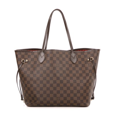 Lot 411 - Louis Vuitton, a damier ebene Neverfull MM...